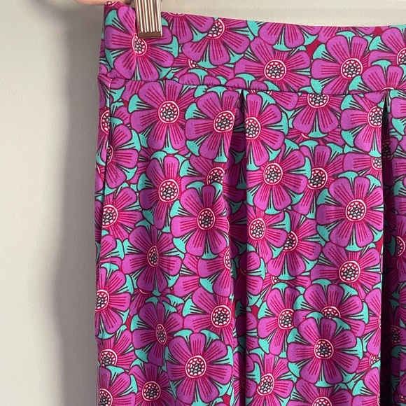 Bright Floral Lularoe Madison Skirt - Picture 5 of 8